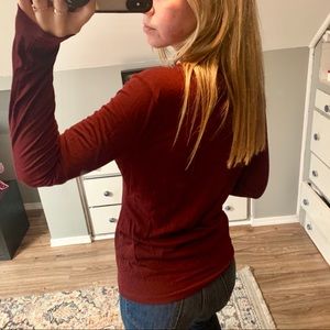 Banana Republic Tops - Banana Republic Burgundy Long Sleeve Small Banana Republic Tops - Banana Republic Burgundy Long Sleeve Small